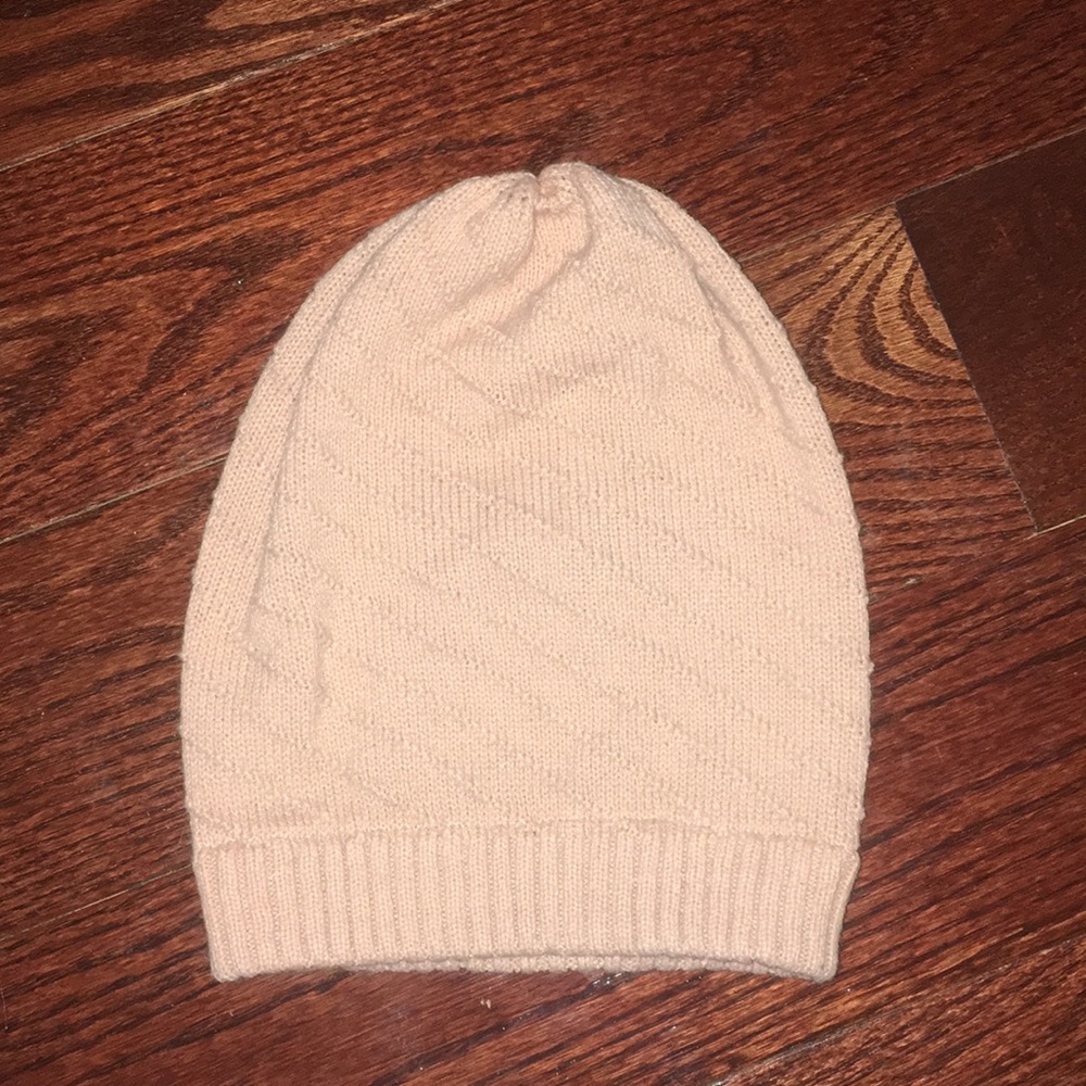 Dusty Pink Slouchy Beanie